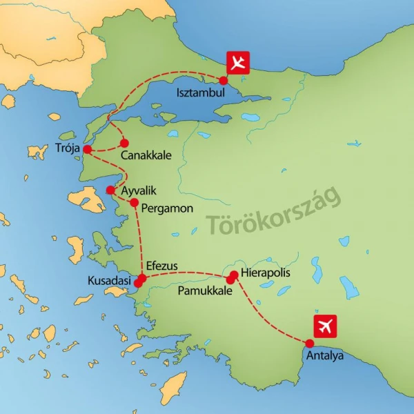 Isztambultól Antalyáig kép