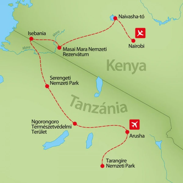 Kenya-Tanzánia szafari kalandtúra kép