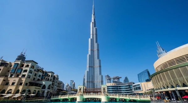 Felhőkarcolók, sivatag, Dubai kép