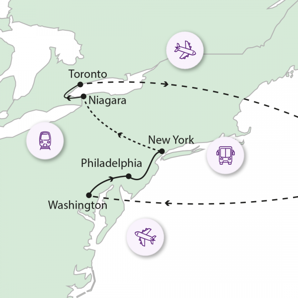 USA Keleti-part és a Niagara-vízesés 1. kép