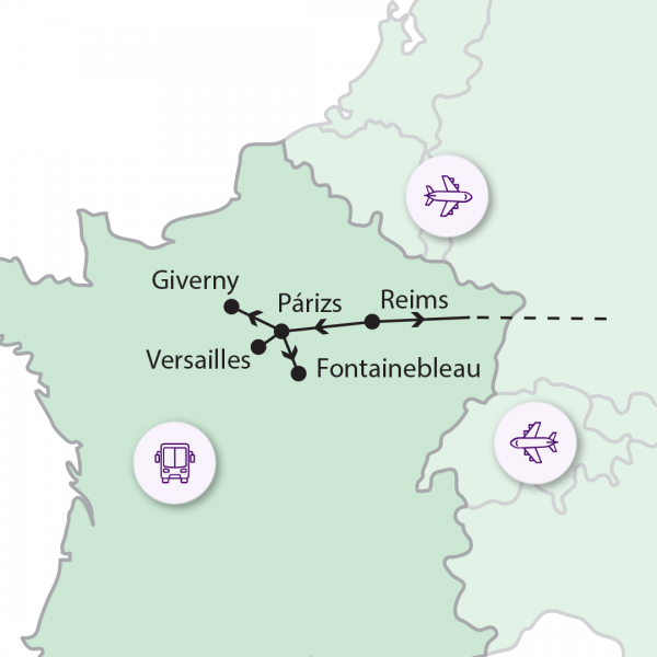 Párizs ínyenceknek - repülővel 1. kép