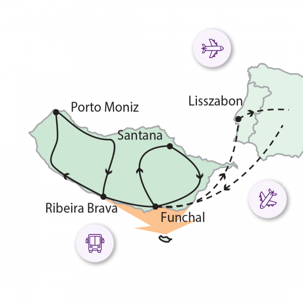 Madeirai vakáció és Lisszabon kép