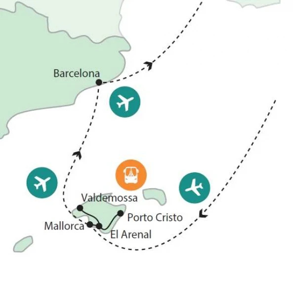 Mallorcai pihenés és Barcelona kép