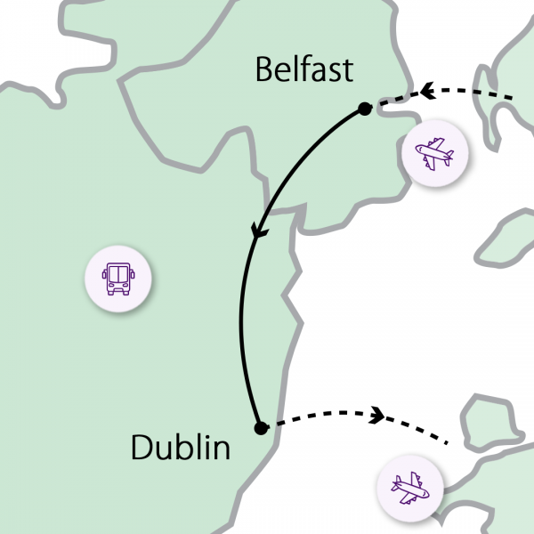 Karácsonyi fények Dublinban és Belfastban 1. kép