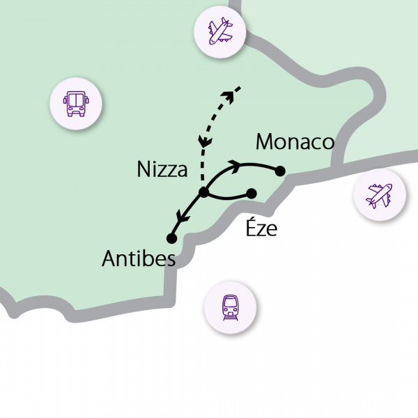 Nizza karácsonyi fényei kép