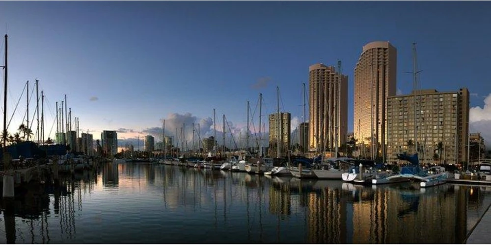 oahu waikiki marina kikötő honoluluban