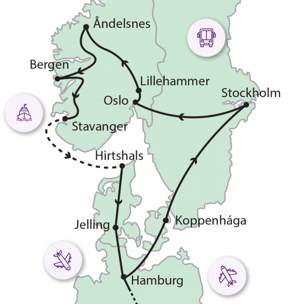 Fjordok közt a Skandináv-félszigeten repülővel 4. kép