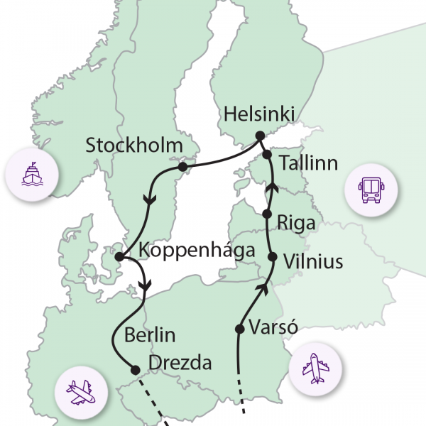 Fehér éjszakák - repülővel 3. kép