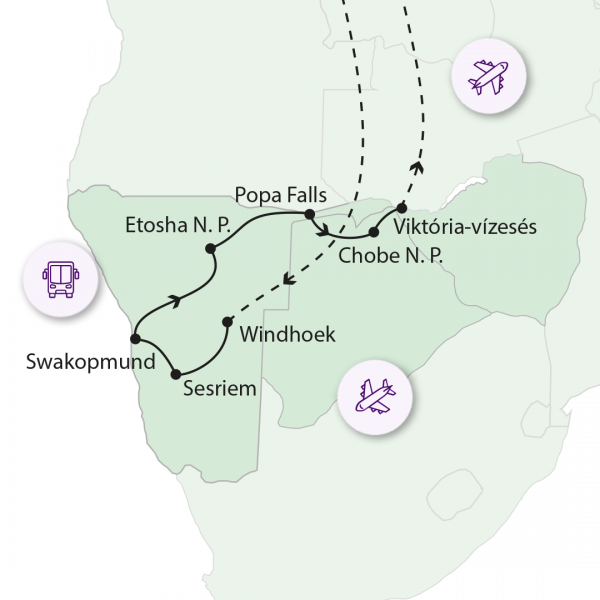 A természet csodái Namíbiától a Viktória-vízesésig 5. kép