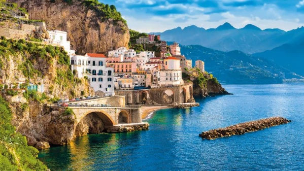 Amalfi fenséges partvidéke 5. kép