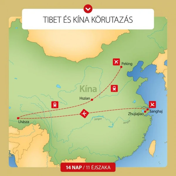 Tibet és Kína körutazás 6. kép