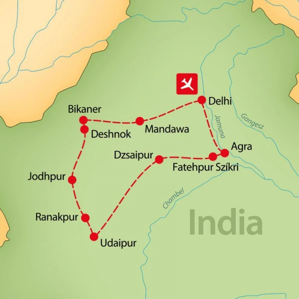 India Rádzsasztán-körutazás 16. kép