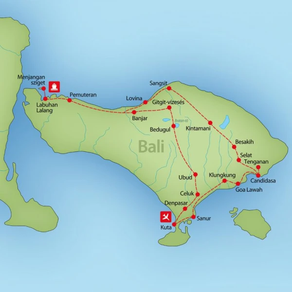 Bali körutazás nyaralással kép