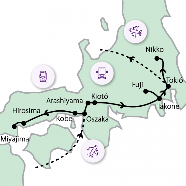 Japán cseresznyevirágzáskor 4. kép