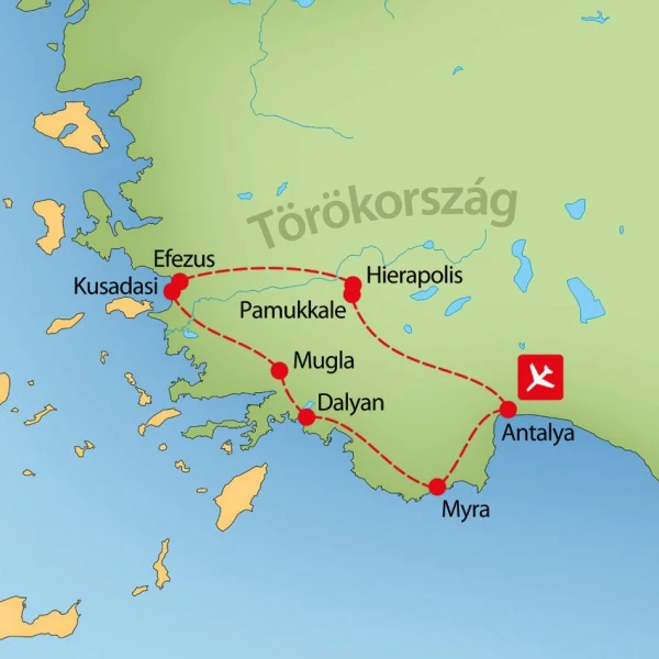 Lykia partvidéke kép